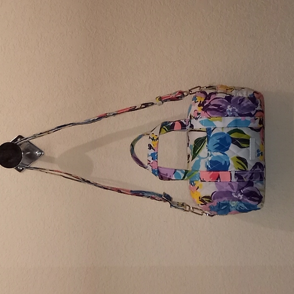 Vera Bradley Marian Floral Mini Satchel Crossbody Bag - Picture 13 of 14